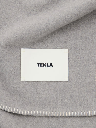 Tekla - Lambswool Blanket in Ash