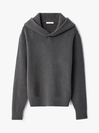 Lemaire - Hooded Sweater in Stone