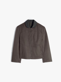 Lemaire - Leather Collar Blouson in Risretto