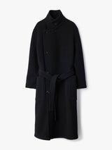 Lemaire - Wrap Coat in Black