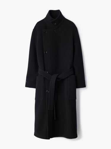 Lemaire - Wrap Coat in Black