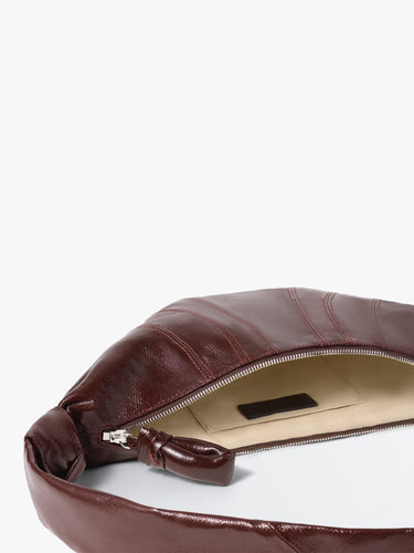 Lemaire - Small Croissant Bag in Chocolate Fondant