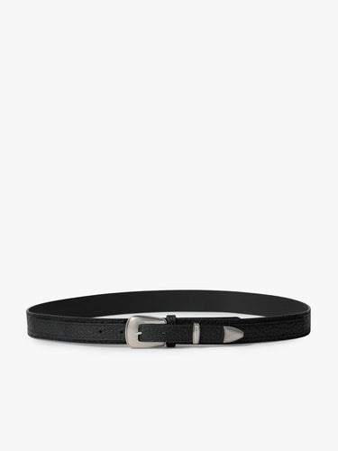 Lemaire - Minimal Western Belt in Black