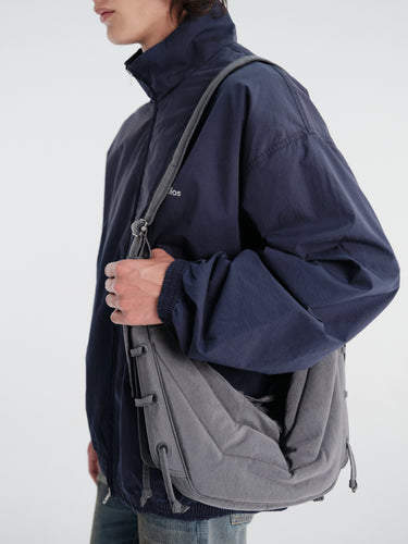 Lemaire - Small Soft Game Bag in Grey Blue