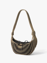 Lemaire - Big Fortune Croissant Filt Bag in Light Beige and Marron Glace
