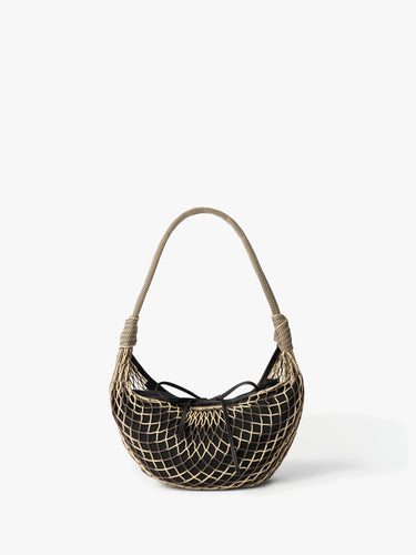 Lemaire - Fortune Croissant Filt Bag in Light Beige and Marron Glace
