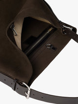 Lemaire - Belted Tote Bag in Ebony Brown