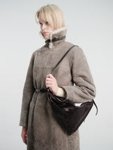 Lemaire - Pocket Scarf Bag in Dark Chocolate