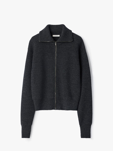 Lemaire - Zipped Cardigan in Ash Melange
