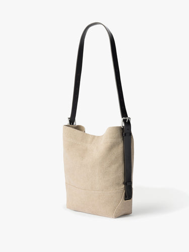 Lemaire - Small Belted Tote Bag in Dark Linen