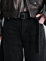 sacai - Denim Pants in Black