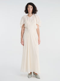 Khaite - Ria Dress in Ivory Glow