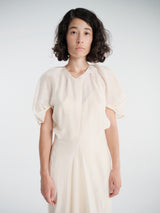 Khaite - Ria Dress in Ivory Glow