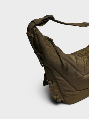 Lemaire - Large Soft Game Bag in Dark Tobacco