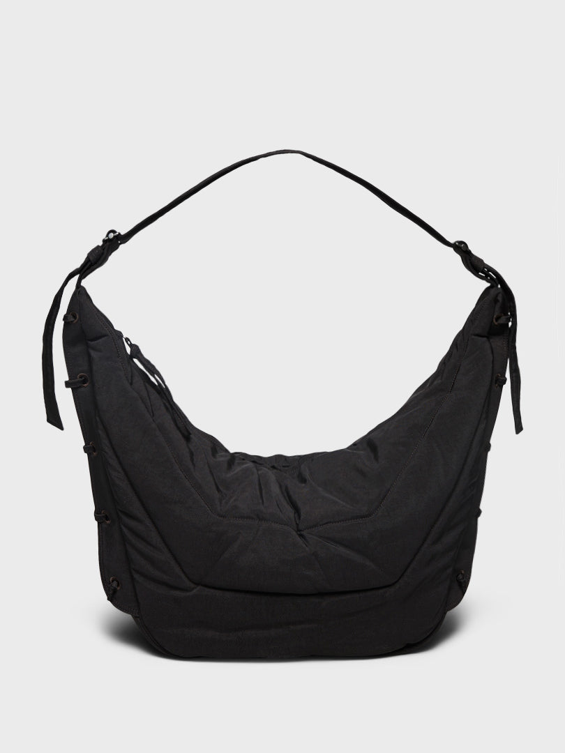 Lemaire - Large Soft Game Bag in Dark Chocolate