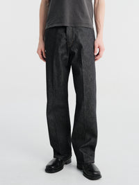 Lemaire - Straight Leg Pants 5 Pockets in Slate