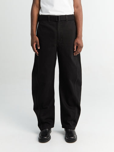 Lemaire - Twisted Belted Pants in Black