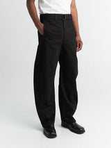 Lemaire - Twisted Belted Pants in Black