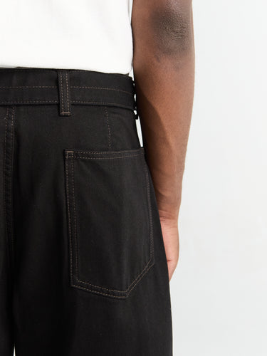 Lemaire - Twisted Belted Pants in Black