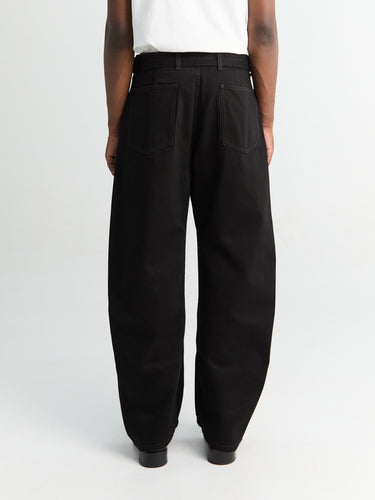 Lemaire - Twisted Belted Pants in Black