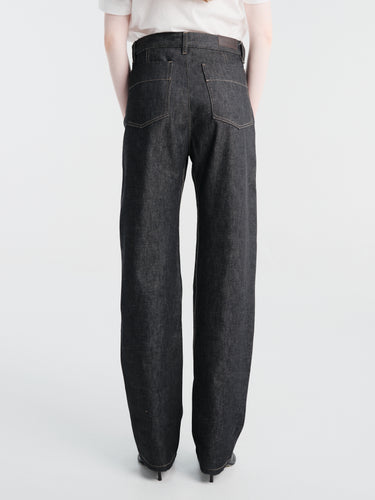 Lemaire - Five Pockets Twisted Pants in Slate