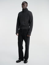 Lemaire - Zipped Cardigan in Ash Melange