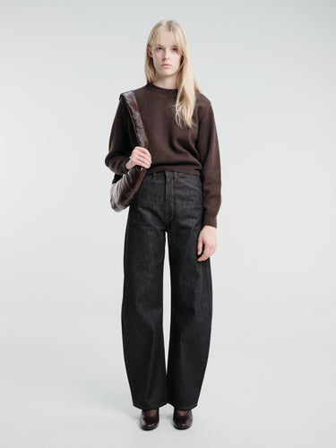 Lemaire - Short Sweatshirt in Ganache