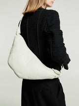 Lemaire - Medium Croissant Bag in Chalk