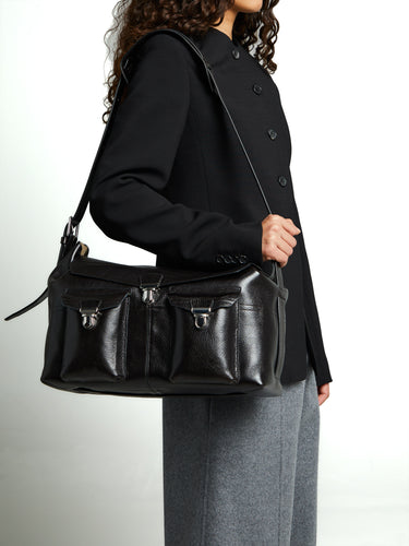 Lemaire - Week-end Gear Bag in Espresso
