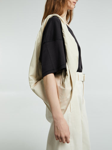 Lemaire - Small Scarf Bag in Off White
