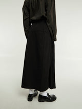 Lemaire - Skirt With Slit in Black