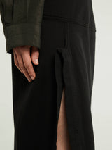 Lemaire - Skirt With Slit in Black