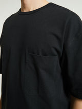 Lemaire - Boxy SS T-Shirt in Jet Black