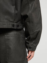 Lemaire - Trucker Jacket in Dark Chocolate