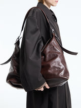 Lemaire - Belted Hobo Bag in Espresso
