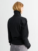 Lemaire - Buttoned Fitted Cardigan in Anthracite Melange