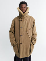 Lemaire - Shearling Winter Parka in Sisal