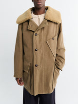 Lemaire - Shearling Winter Parka in Sisal