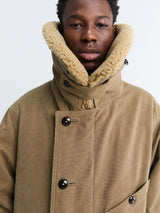 Lemaire - Shearling Winter Parka in Sisal