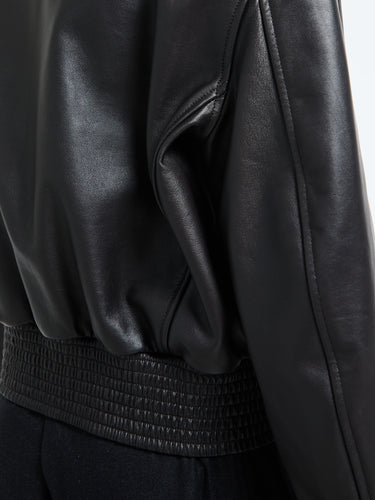 Lemaire - Boxy Leather Blouson in Moka