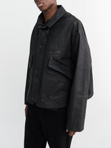 Lemaire - Short Rain Jacket in Onyx
