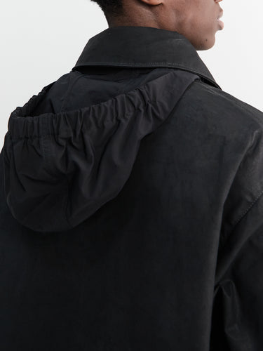 Lemaire - Short Rain Jacket in Onyx