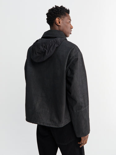 Lemaire - Short Rain Jacket in Onyx
