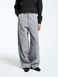 Lemaire - Large Pants in Heather in Grey