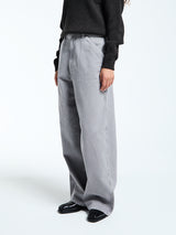 Lemaire - Large Pants in Heather in Grey
