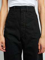 Lemaire - High Waisted Curved Pants in Black