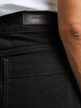 Lemaire - High Waisted Curved Pants in Black