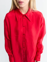 Lemaire - Flowing Shirt in Scarlett