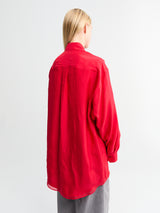 Lemaire - Flowing Shirt in Scarlett