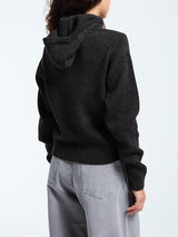 Lemaire - Sweater With Hood in Dark Espresso
